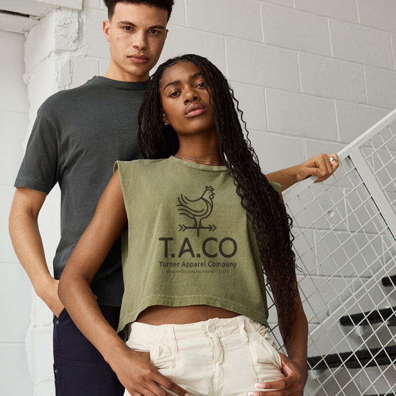 "Suns Out Guns Out" - T.A.CO Women's Crop Top Thumbnail