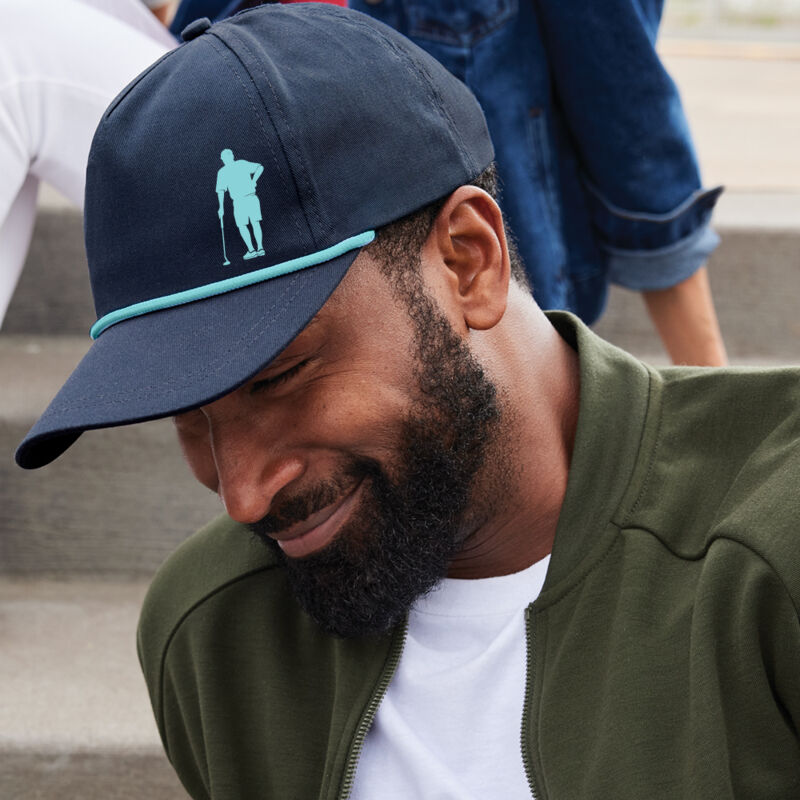 "The Ron" - Five Panel Golf Logo Hat Thumbnail